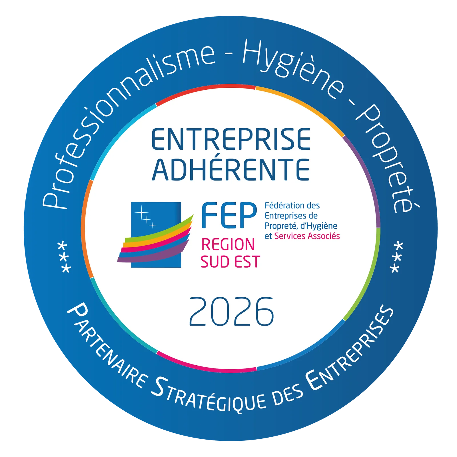 Macaron Entreprise adhérente FEP Région Sud-Est 2026